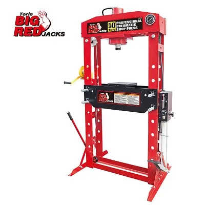 50 Ton Jack Stand Steel H-Frame Pneumatic Air Hydraulic Garage/Shop Floor Press • $2399