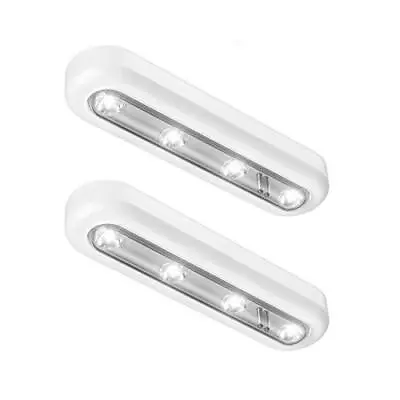 Under Cupboard Kitchen Lights Stick On Lights Under-Cabinet Lights Modern 2 Pack • £12.89