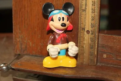 Mickey Mouse Airplane Pilot Aviator Action Figure • $4
