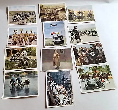 12 Vintage Germany WWI - WWII Cigarette Trade Cards Battle Moments • $15