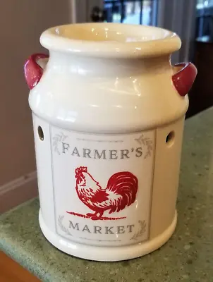 Better Homes & Gardens WAX SCENT MELT LAMP ROOSTER MILK CAN FARMER'S MARKET Farm • $14.99