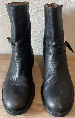 Madewell 1937 Footwear The Biker Boot Womens Sz 6.5 Black 18405 Made In Italy • $59.95