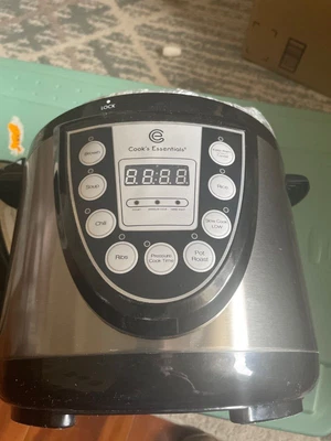 $45 • Buy PRESSURE COOKER - Cooks Essential 4qt Stainless Steel Digital Pressure Cooker 