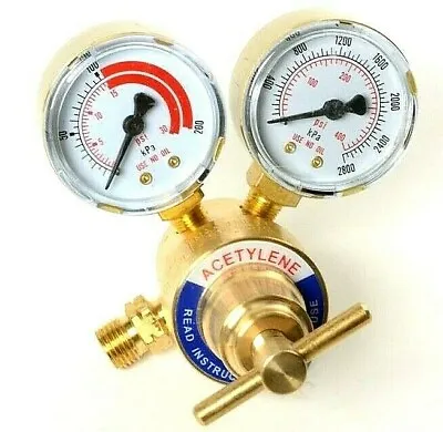 Acetylene Gas Welding Regulator Pressure Gauge Victor Type  CGA200 Solid Brass • $31.99