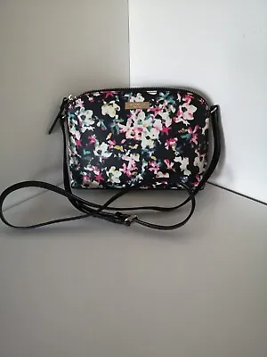 Brand New Without Tags Kate Spade New York Black Floral Crossbody Handbag  • £65