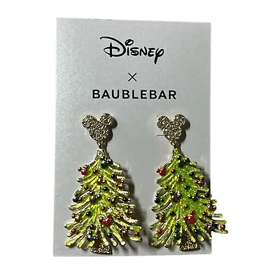 Baublebar Disney Disney Mickey Mouse Christmas Tree Drop Earrings • $40