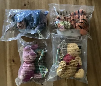 VINTAGE 1998 MCDONALDS HAPPY MEAL Disneys WINNIE THE POOH Full Set Of 4 • £8