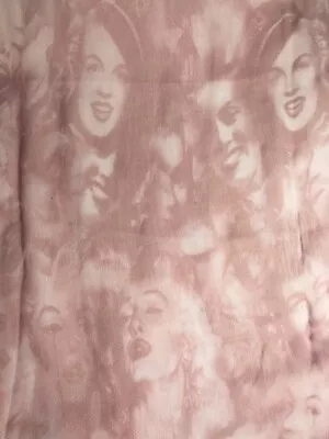 Marilyn Monroe/Norma Jean Scarf Silk Feel 175cm X 76cm Kaleidoscope Of Her Face • £8