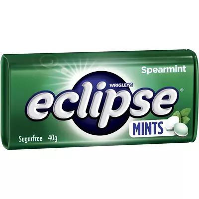 Wrigleys Eclipse Spearmint Mints Tin 40g X 12 Tins • $32.01