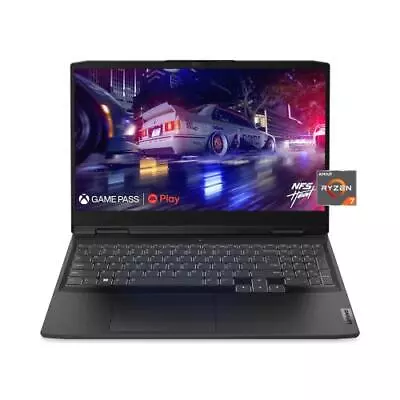 Lenovo Ideapad Gaming 3 15.6  Laptop AMD R7-7735HS 16GB RAM 512GB SSD RTX 4050 • $749.99