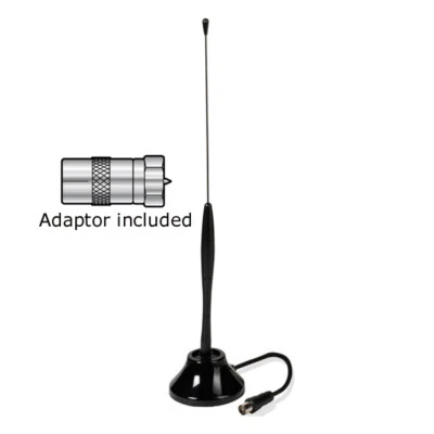 £10.95 • Buy VIVANCO TVA 2020 INDOOR PASSIVE AERIAL FOR DAB RADIO With F ADAPTOR