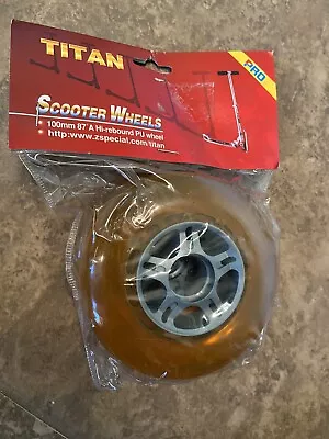 Titan Scooter Wheels Vintage 100mm 87 Orange • $30