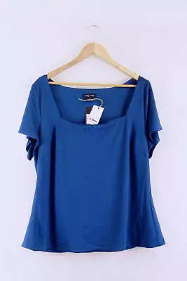 City Chic Blue Top M By Reluv Clothing • $19.81