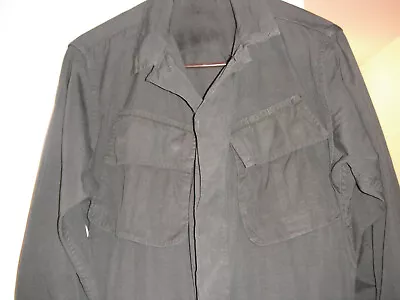 Hard To Find! VIETNAM TROPICAL JUNGLE JACKET  SPECIAL OPS =  Dyed Black-Sterile! • $118