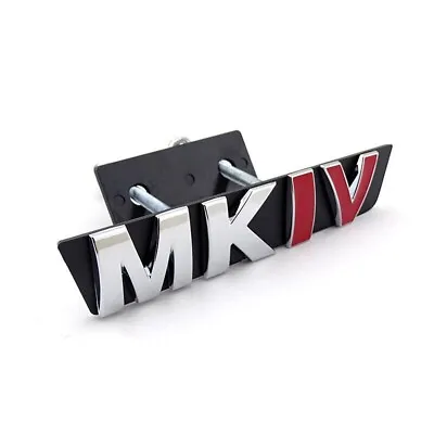 $13.57 • Buy MKIV (Mk4) Grill Emblem Badge Assembly | Chrome Red | 99-05 VW Golf Jetta | USA