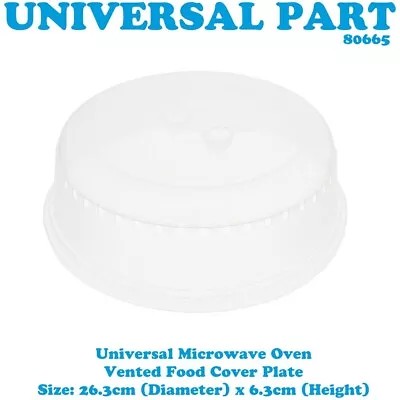 Universal Microwave Oven Vented Food Cover Plate 80665 • £6.15