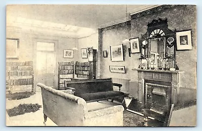 £2.49 • Buy Postcard Mostyn House School Parkgate Cheshire - The Library -