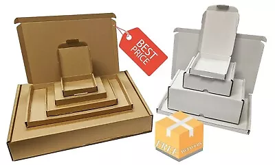 Royal Mail Large Letter PiP C4 A4 C5 A5 C6 A6 Postal Boxes Mailing Box- CHEAPEST • £3