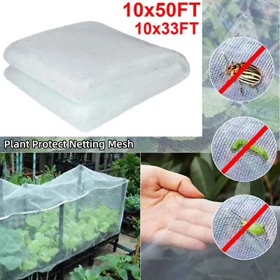 Mosquito Bug Insect Netting Anti Bird Pest Garden Plant Protective Mesh Barrier • $28.49