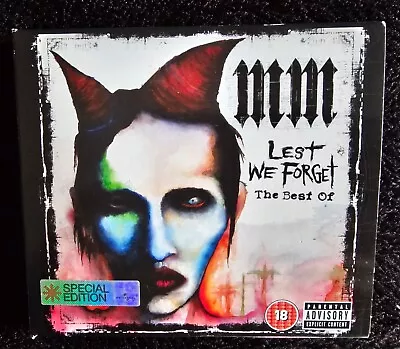 Lest We Forget: The Best Of [Deluxe Edition] By Marilyn Manson (CD DVD 2004) • £1