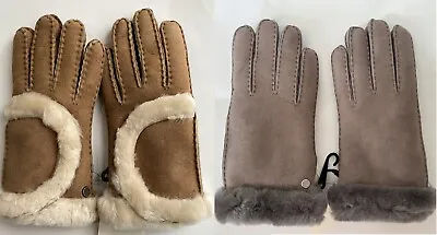 UGG Women's Shearling Gloves-Exposed Seam Fur Foil • $49.99