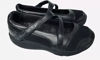 Skechers Women's Shape Ups Black Shoes Leather Mary Janes Shoes Size 7 • $39.99