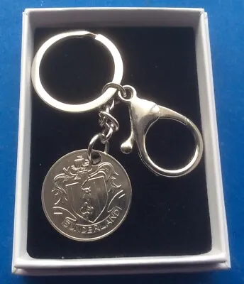 £7.95 • Buy Vintage Sunderland Fa Cup Centenary Esso Coin And Lobster Clasp Keyring