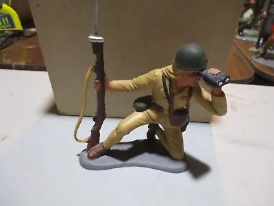 MARX Toys 6 Inch Hard Plastic Factory Painted Japanese Soldier #5 • $50