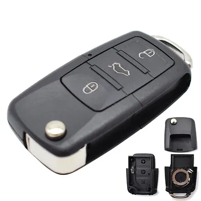 $7.59 • Buy XUKEY Silicone Car Key Case Cover For VW Golf MK6 Polo Bora Jetta Eos Remote Fob