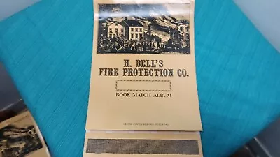 H. Bell Fire Protection Co.book Match Album Emty • $20