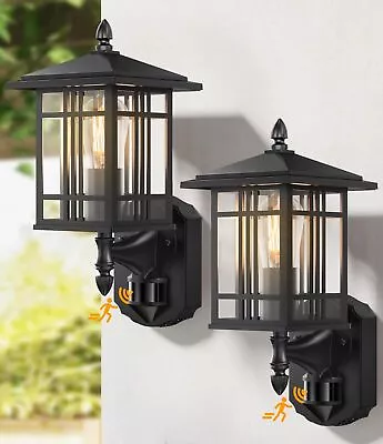 Lamomo Outdoor Wall Porch Lights2 Pack Motion Sensor Outdoor Lights Anti-Ru... • $99.99