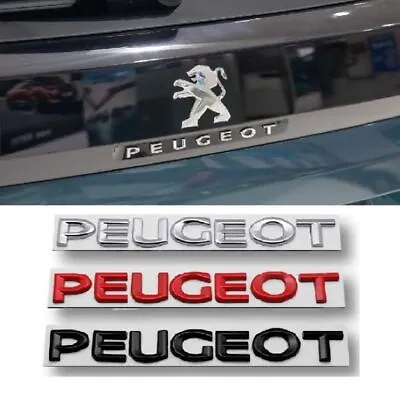 1 PCS For PEUGEOT Side Rear LOGO Emblems Ornaments Sticker Metal Badge 2008 4008 • $18.69