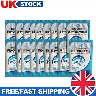£6.62 • Buy 50pcs Disposable Toilet Seat Cover Safety Toilet Paper Pad For Travel Camping