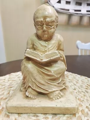 Ceramic Monk Bookend • $15