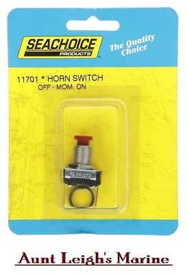 Marine Boat Panel Dash Mount Red Push Button Momentary Horn Switch Off / Mom.On • $12.49