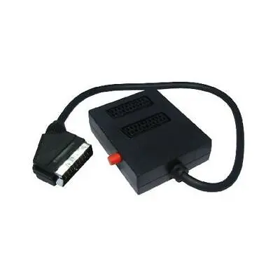 GP50 2 Way SCART Splitter Box (Switched) With 0.5 Metre Cable • £8.79