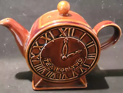 Price Kensington “Tea For Two” Clock Face Teapot Made In England • £15