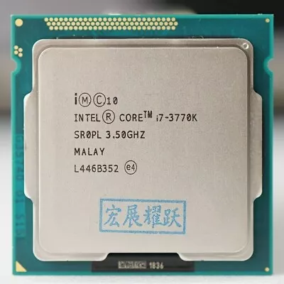 Intel Core I7-3770K 3.5GHz Quad-Core 8M LGA 1155 SL0PL CPU Processor • $126.50