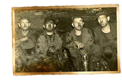 Miners Working In Mine  Occupational Vintage RPPC Real Photo Postcard • $9.99