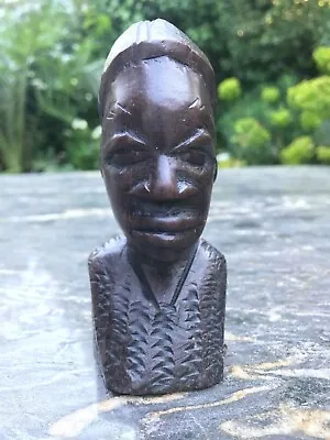 £2.75 • Buy African Wooden Carving. Carved Wooden Bust