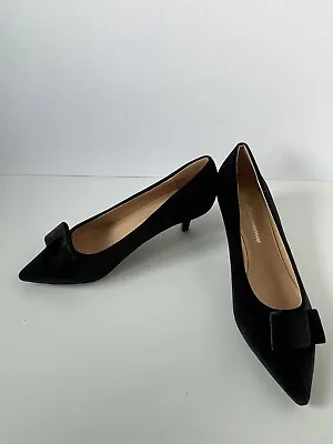 Age Of Innocence Women Jacqueline Velvet Shoes Kitten Heel New With A Box 39 • £200