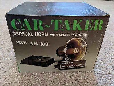 Vtg 80s Car Taker Programmable Musical Horn With Security System AS-100 • $39.99