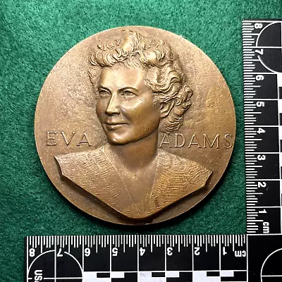 Solid Bronze Eva Adams Director Of The Mint Of The United States 1961 Medal • $24.99