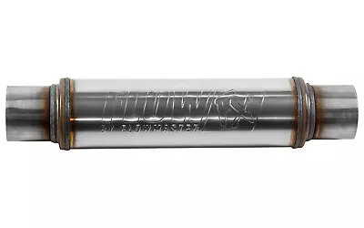 Flowmaster Flow FX Series Stainless Round Street Muffler 3  Center In Out 71419 • $55.51