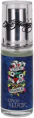 Love & Luck By Ed Hardy For Men Mini EDP Cologne Spray 0.25oz Unboxed New • $11.33