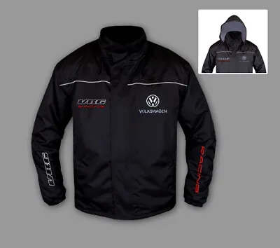 New Mens Volkswagen VR6 Windbreaker Jacket With High Quality Embroidered Logos • $65.86