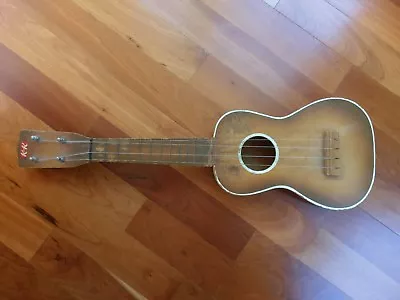 $136.50 • Buy Wooden Ukulele Hawaii K And K 4 String Standard Soprano Vintage 1950s 1960s Wood
