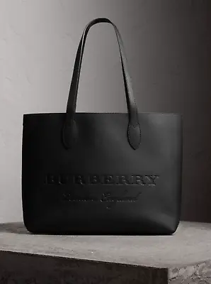 BNWT BURBERRY Remington Calf Grain Leather Tote/Shoulder/Bag Mens/Womens Black • $1775