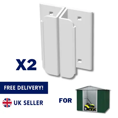 2 Replacement Door Handles Compatible With Yardmaster Outsunny Metal Shed UK • £11.99