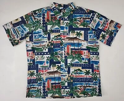 Reyn Spooner Christmas Hawaiian Mele Kalikimaka 2019 Aloha Shirt Men's XL • $59.88